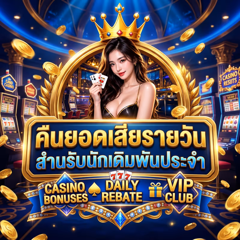 คืนยอดเสียรายวัน โบนัสเติมเงินสำหรับนักเดิมพันประจำ
